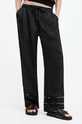 AllSaints pantaloni din in JADE LINEN TROUSER W028TA negru SS24