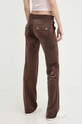 Îmbrăcăminte Juicy Couture pantaloni de trening din velur JCAP180EU.193 maro