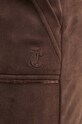 Juicy Couture pantaloni de trening din velur maro JCAP180EU.193