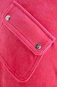 Juicy Couture pantaloni da tuta in velluto rosa JCAP180EU.166
