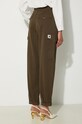Odzież Carhartt WIP spodnie bawełniane I029789.63GD I029789.63GD zielony
