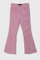 Otroške hlače Guess roza