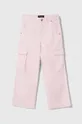 розовый Детские брюки Guess Для девочек