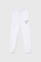 bianco Guess pantaloni tuta in cotone bambino/a Ragazze