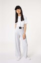 Παιδικό παντελόνι DKNY πλεκτό ύφασμα γκρί D60062.156.162