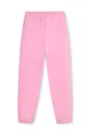 Karl Lagerfeld spodnie dresowe dziecięce różowy