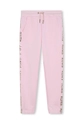 Michael Kors pantaloni de trening din bumbac pentru copii bumbac roz R30030.114.150