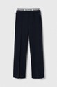 Detské tepláky Tommy Hilfiger s elastanom tmavomodrá KG0KG07747.128.176.PPYH