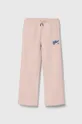 рожевий Дитячі спортивні штани Tommy Hilfiger Для дівчаток