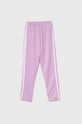 adidas spodnie dresowe dziecięce IR7541 fioletowy SS24