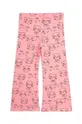Παιδικό παντελόνι Mini Rodini Cathlethes ροζ