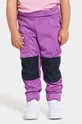 vijolična Otroške hlače Didriksons LÖVET KIDS PANT 8