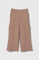 Детские хлопковые штаны United Colors of Benetton хлопок бежевый 3J68CF04Z.G.Seasonal