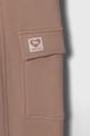 Dievča Detské bavlnené tepláky United Colors of Benetton 3J68CF04Z.G.Seasonal béžová