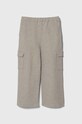 Дитячі бавовняні штани United Colors of Benetton 3J68CF04Z.G.Seasonal сірий SS24