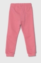 United Colors of Benetton pantaloni tuta in cotone bambino/a 3J70GF01N.P.Seas.PPYH rosa SS24