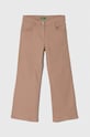 United Colors of Benetton jeansy dziecięce Planet friendly beżowy 4HDUCE030.G.Seasonal