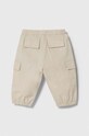 United Colors of Benetton spodnie dziecięce 4L2VGF01Q.P.Seasonal beżowy SS24