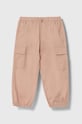 Детски панталон United Colors of Benetton еластичен розов 4L2VGF01Q.P.Seasonal