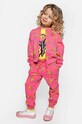 Coccodrillo pantaloni de trening pentru copii WC4120101LGD roz SS24