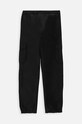 Coccodrillo pantaloni de bumbac pentru copii WC4119101CEJ negru SS24