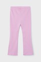 Mayoral legginsy dziecięce 3537.6E.Mini.PPYH fioletowy SS24