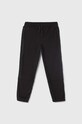 Pinko Up pantaloni de trening pentru copii tricotaj negru S4PIJGFP187