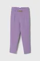 фіолетовий Дитячі штани Pinko Up Для дівчаток