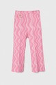Детские брюки Pinko Up с эластаном розовый S4PIJGPA055