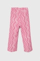 Pinko Up spodnie dziecięce S4PIJGPA055 różowy SS24