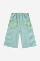 Bobo Choses pantaloni cu amestec de in pentru copii 124AC112 albastru SS24