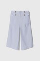 Детские хлопковые брюки Pepe Jeans OLLIE хлопок голубой PG210793