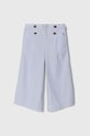 Дитячі бавовняні штани Pepe Jeans OLLIE бавовна блакитний PG210793