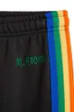 чёрный Детские хлопковые штаны Mini Rodini