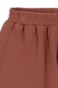 czerwony Konges Sløjd spodnie dresowe bawełniane dziecięce