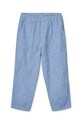 Liewood pantaloni de bumbac pentru copii Birger Seersucker Check Pants LW18768 albastru SS24
