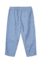 Dječje pamučne hlače Liewood Birger Seersucker Check Pants 100% Pamuk