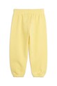 Dětské bavlněné tepláky Mini Rodini Weight lifting 2423012023 žlutá SS24