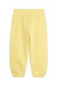 Mini Rodini pantaloni tuta in cotone bambino/a  Weight lifting giallo