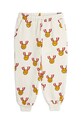 Детские хлопковые штаны Mini Rodini хлопок белый 2423014597