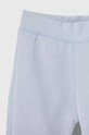 United Colors of Benetton pantaloni de trening din bumbac pentru bebeluși albastru 3J70AF01L.W.Seasonal