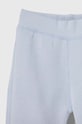 United Colors of Benetton spodnie dresowe bawełniane niemowlęce niebieski 3J70AF01L.W.Seasonal