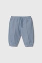 Хлопковые штаны для младенцев United Colors of Benetton хлопок голубой 39T2AF01N.W.Seasonal