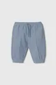 голубой Хлопковые штаны для младенцев United Colors of Benetton Детский