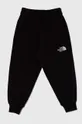 czarny The North Face spodnie dresowe bawełniane dziecięce OVERSIZED JOGGERS Dziecięcy