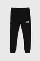 fekete The North Face gyerek pamut melegítőnadrág DREW PEAK LIGHT JOGGERS Gyerek