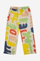 Băieți Bobo Choses pantaloni de bumbac pentru copii 124AC110 galben