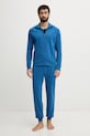 BOSS pantaloni de lounge 50515305 albastru SS26