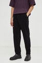 Marc O'Polo pantaloni de catifea cord 330014010084 negru SS24