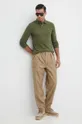 Bavlnené nohavice Polo Ralph Lauren zelená